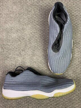 Nike Mens Air Jordan Future Low 11.5 Shoes Sneakers 11.5 Cool Gray 718948-004
